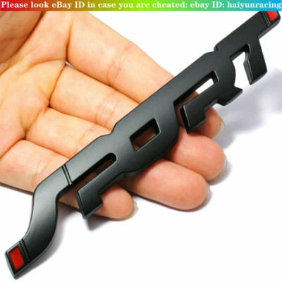 Black Car Metal 3D SPORT Logo Emblem Badge Sticker Trunk Fender Decal Accessory - Image 1 of 4