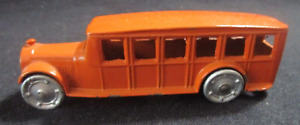 Vintage Tootsietoy No 4651 Fageol Bus 1927-1933 XF Orange Repaint