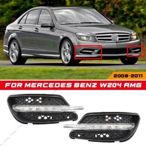 DRL feux diurnes phares antibrouillard pour Mercedes-Benz W204 2008-2011 AMG - Imagen 1 de 6