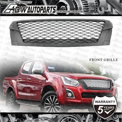 Fit Isuzu D-MAX 06/2016 - 2019 Matte Black Grille Front Mesh Grill AU Stock - image 1 of 3