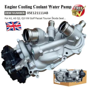 Engine Cooling Coolant Water Pump 05E121111AB For A1 A3 VW Golf Skoda 1.5 TSI - Picture 1 of 9