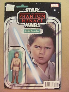 Star Wars Obi-Wan & Anakin #1 Marvel 2015 Series Action Figure Variant 9.6 NM+ - Imagen 1 de 3