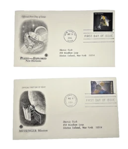 Space Stamps / FDC First Day Issue Envelopes / Lot of 2 - Picture 1 of 3