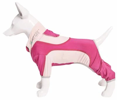 Pet Life 'Warm-Pup' Quick-Dry w/ 4-Way Stretch Full Body Active DogTracksuit - Image 1 of 2