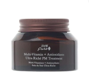 100% PURE Multi-Vitamin + Antioxidants Ultra Riché PM Treatment 1.5 oz ~ NIB! 🧡 - Picture 1 of 1