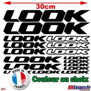 17 Stickers Look - Adhesive Framework Bicycle Bike Mountain Montain - 201 - Picture 1 of 2