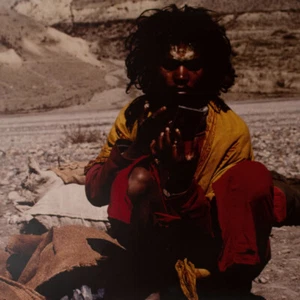 Fotografía de retrato retrato de hombre Katmandú Nepal fotografía en color sin firmar 1989 - Imagen 1 de 3