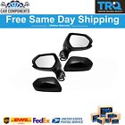 Trq New Side View Door Mirror Pair Lh & Rh Sides Power For 2018-19 Toyota Camry