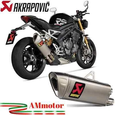 Escape moto titanio homologado Akrapovic Triumph Speed Triple 1200 RR 2024 Foto 1 de 4
