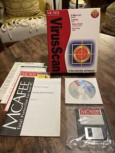 MCAFEE VIRUS SCAN Anti-Virus Scan Software Windows 95 98 ME 2000 NT Complete