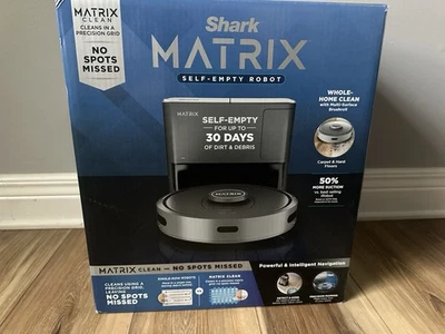 Shark Matrix Auto-Empty Robot Vacuum RV2300S WiFi Pet Carpet & Hard Floors New - Image 1 of 4