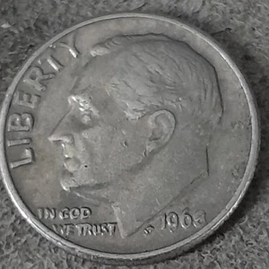1968 D Roosevelt Dime Error Coin In We, 8, Check Photos For details. - Picture 1 of 5