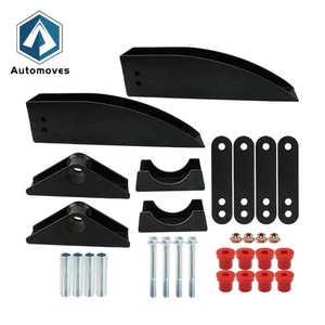 Set Rear Leaf Spring Relocation Pocket For 1955 1956 1957 Chevy Belair 150 210 - Imagen 1 de 8