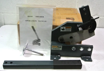 Cizalla de placa manual de 5" 1/4" cortador de acero montaje de banco sólido W46577467 Foto 1 de 4