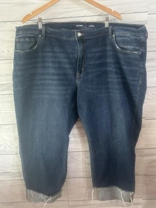 Jean Capris Old Navy talla grande 24 con puños J375 - Imagen 1 de 4