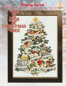 The 12 Days of Christmas Tree LFT627 von Stoney Creek Kreuzstichmuster - Bild 1 von 1
