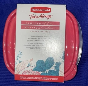 Rubbermaid TakeAlongs 4-Pack HOT PINK 2.9 Cup Sandwich Box Containers Ltd Ed! - Picture 1 of 5