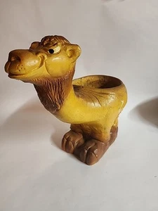 VINTAGE Smiling CAMEL Whimsical FIGURE PLANTER 9" Tall Cartoony Mischievous Grin - Picture 1 of 17