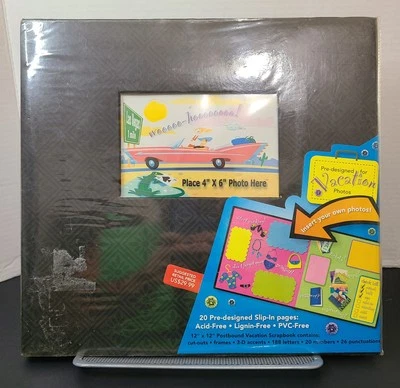 Tiny Treasures Collection Summer Vacation 12x12 Postbound Scrapbook New & Unused - Image 1 of 4