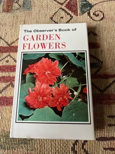 The Observers Book Of Garden Flowers Hardcover Book - Picture 1 of 5