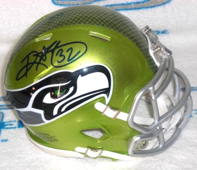 RICKY WATTERS SIGNED SEATTLE SEAHAWKS FLASH ALT. MINI HELMET - J.S.A Certified - Image 1 of 4