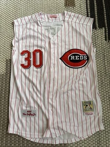 Authentic Mitchell & Ness MLB Cincinnati Reds Ken Griffey Jr Baseball Jersey M - Picture 1 of 5