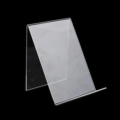 1pc Acrylic Book Display Stand Photo Frame Brochure Artwork Holder Organizer - Image 1 of 4