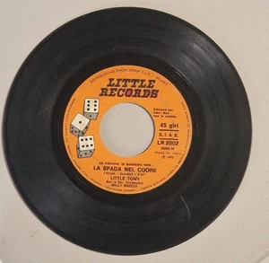 Little Tony 45 Giri Little Records 1970 – La Spada nel Cuore / Lei – Jukebox - Foto 1 di 2