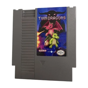 ๐ Twin Dragons NES โ 8 Bit Game Cartridge โ Classic Platform Adventure - Picture 1 of 4