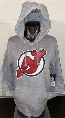 New Jersey Devils 47' Brand Knockaround Headline Pullover Hood Sweatshirt XL Cover