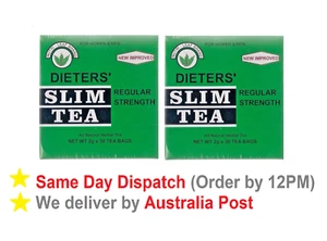 2 x NUTRI-LEAF Dieters' Slim Tea Regular Strength 2g x 30 Bags - Picture 1 of 3