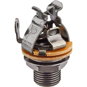 Pure Tone PTT1BN Mono Multi-Contact 1/4″ Guitar Output Jack, Black Nickel - Picture 1 of 4