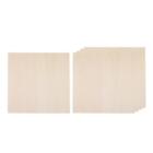 10x Wood Sheets Project Board Unfinished Wood Board Thin Wooden Slices Arts