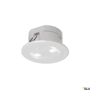 White Modern Recessed Downlight Lamp 6000K 24lm 1x5W/LED IP20 90° 6.2 [cm] - Picture 1 of 5