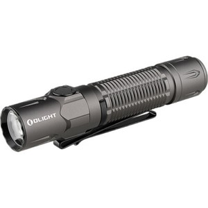 Olight Warrior 3S Gunmetal Grey Dual-Switch Tactical Flashlight, 2300 Lu, 300 M
