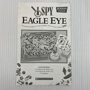 I Spy Eagle Eye Game Replacement Instructions - SPANISH