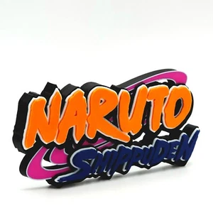 Naruto Shippuden 3D Printed Logo Sign – Anime Display Prop, Shelf Decor Gift - Picture 1 of 4