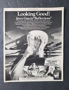 Jerry Garcia Reflections Album Promo Print Advertisement Vintage 1976 - Picture 1 of 2