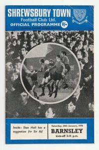 Shrewsbury Town v Barnsley 1969/70 Third Division - Picture 1 of 1