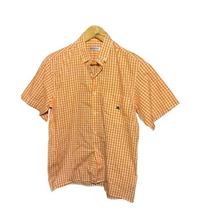 Vintage Burberrys Karohemd Damengröße 12/Sm – orange/weiß - Bild 1 von 5