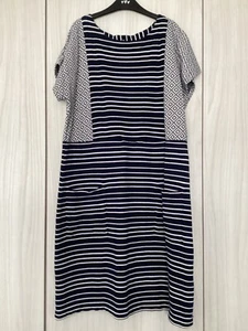 White Stuff dress navy/white s16 Exc.cond - Picture 1 of 5
