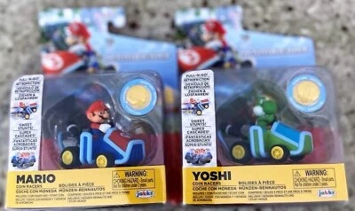 Mario Kart Coin Racers Incluye MARIO & YOSHI Nuevo Jakks Pacific Foto 1 de 3