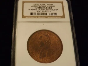 1959            Washington        NGC  MS 63 RB - Picture 1 of 2