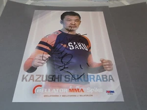Kazushi Sakuraba Signed Bellator 8x11 Promo Autographed Beckett BAS COA 1B - Picture 1 of 5