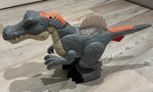 Imaginext Jurassic World Ultra Snap Spinosaurus Dinosaur Toy with Lights & Sound - Picture 1 of 2