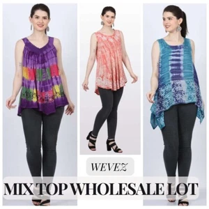 Ladies Evening tops for Summer- Lot of 10 Assorted Tops Mix Color & Designs - Picture 1 of 19