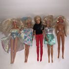 Vintage Barbies Menge 5 einige mit Outfits & Zubehör siehe Bilder L6