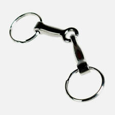 Horze Loose Ring Snaffle Dressage Bit Key Chain Ring - Silver  - Great Gift 