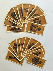 Cigarette Cards John Player 1916 - Colonial & Indian Army Badges - Incomplete - Picture 1 of 5
