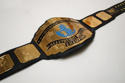 WWF ADULT INTERCONTINENTAL HEAVYWEIGHT CHAMPIONSHIP WRESTLING REPLICA BELT 4MM Cover
